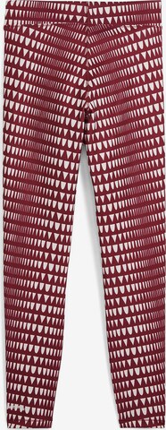 Skinny Pantaloni sport 'LEMLEM' de la PUMA pe roșu