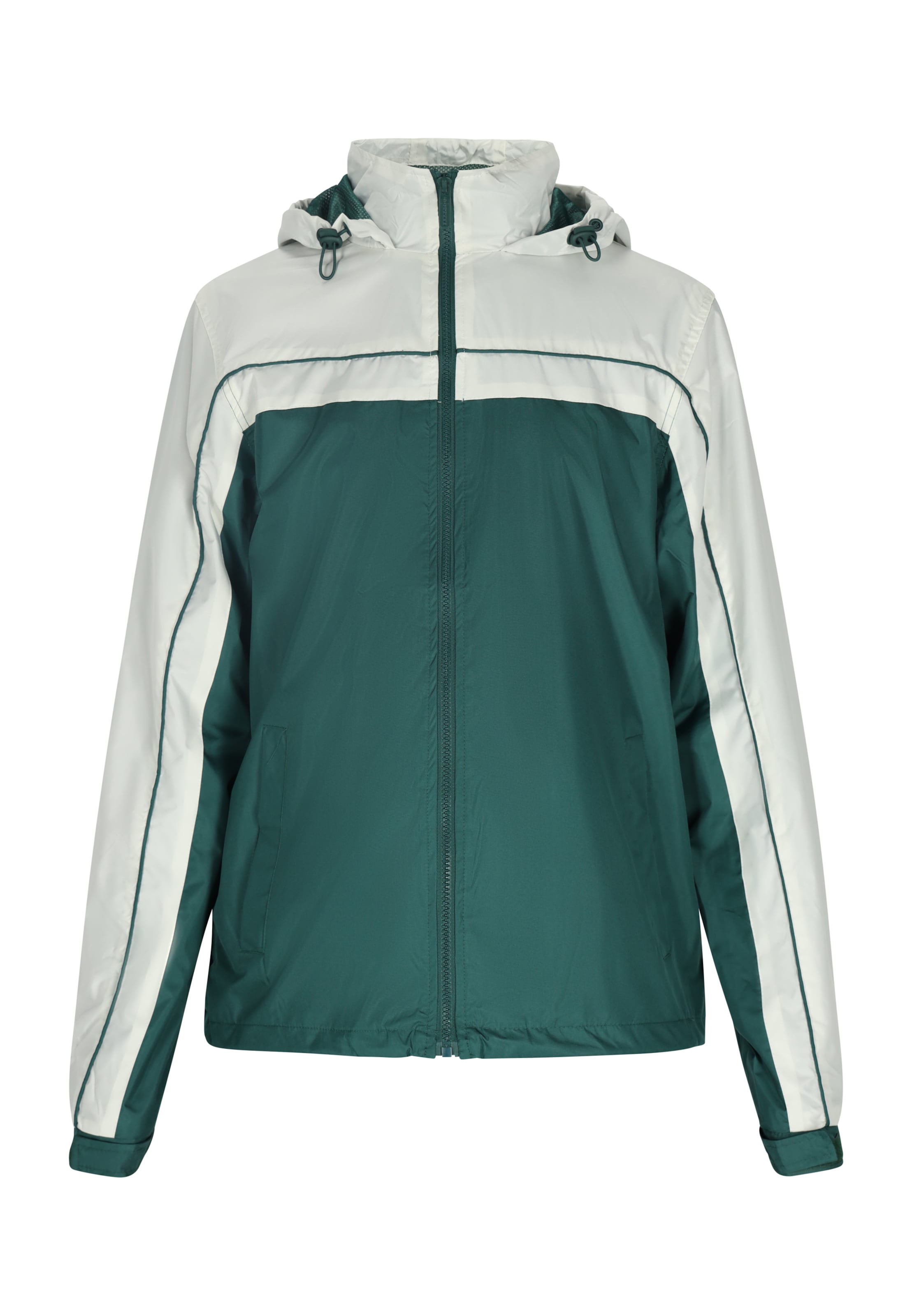 sötétzöld / fehér rovic Átmeneti dzseki, Termék nézet