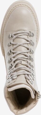 MARCO TOZZI Lace-Up Ankle Boots in Beige