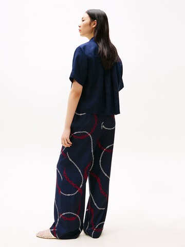 TOMMY HILFIGER Bluse in Blau