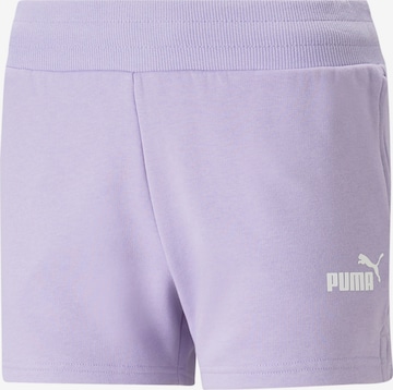 PUMA - Calças de desporto 'ESS 4' em roxo: frente