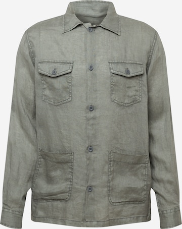 FYNCH-HATTON Regular fit Button Up Shirt in Green: front