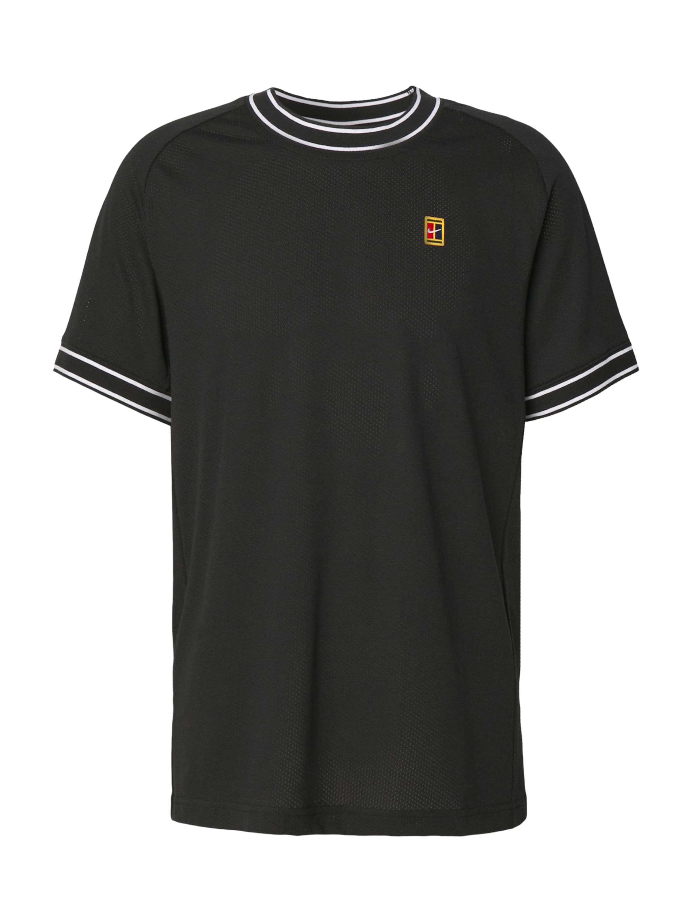 NIKE Λειτουργικό μπλουζάκι 'HERITAGE' σε μαύρο: μπροστά