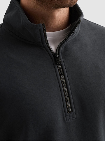 Sweat-shirt 'Sweatshirt with half-zip and garment-dye wash' PME Legend en bleu