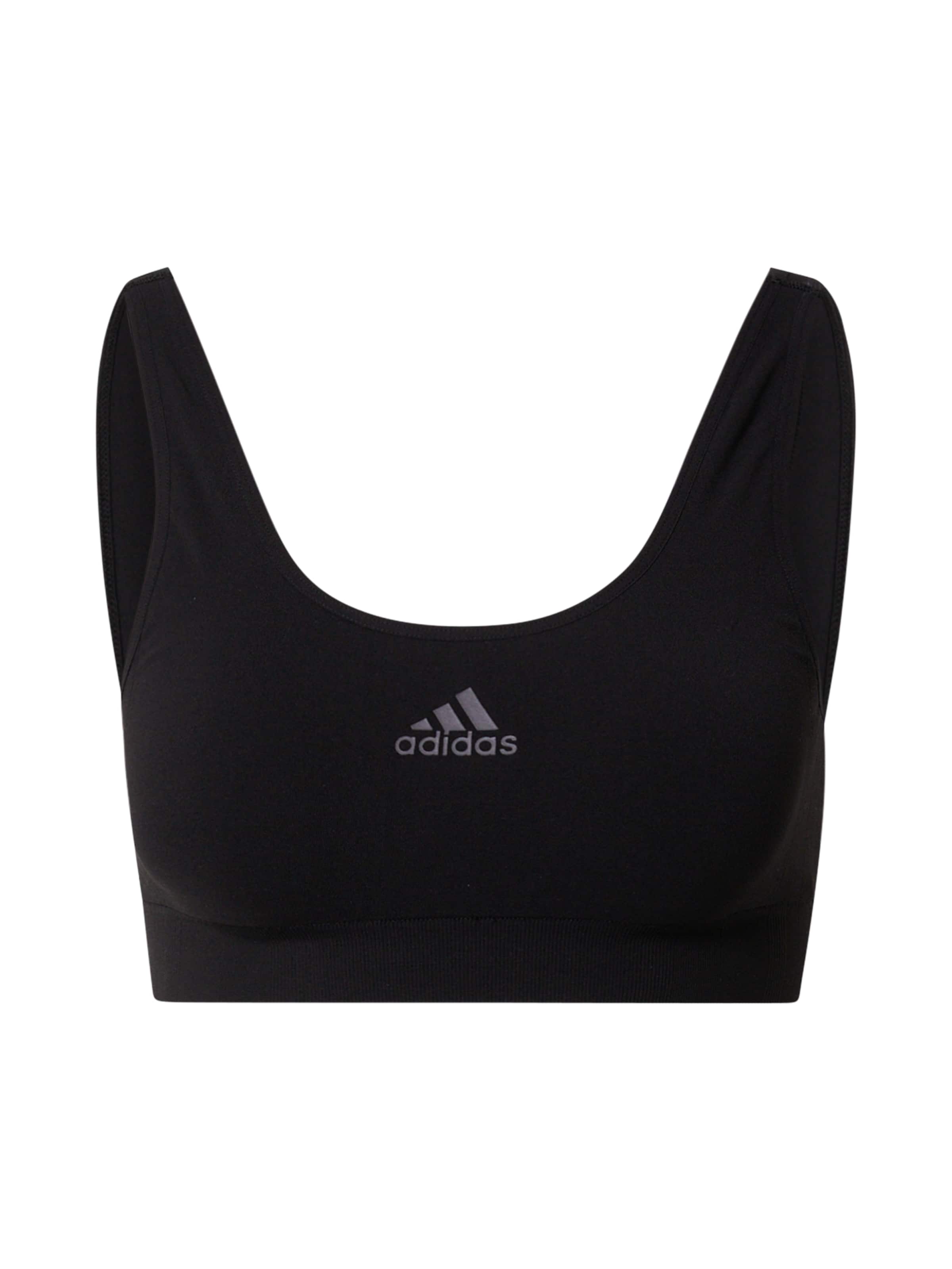 Bustier Soutien-gorge 'Scoop' ADIDAS SPORTSWEAR en noir : devant