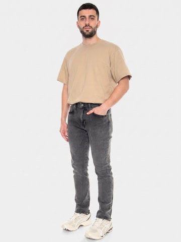 LEVI'S ® Slimfit Jeansy '511 Slim Overnighter Black' w kolorze szary