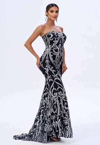 Moda Minx Avondjurk 'ALEXIS LONG SEQUIN' in Zwart