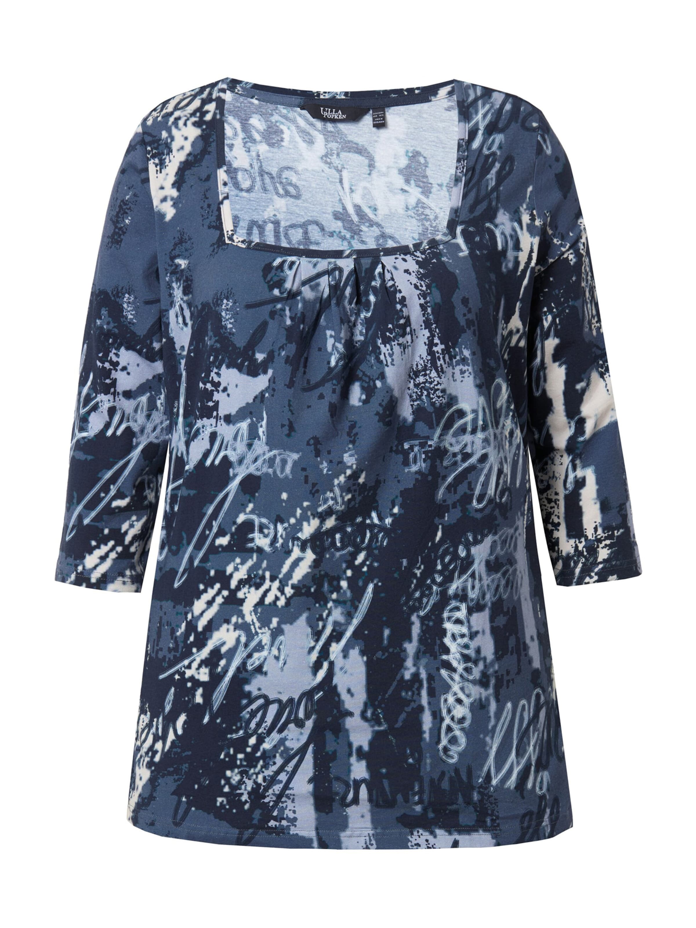 Ulla Popken Shirt in Blau: Vorderseite