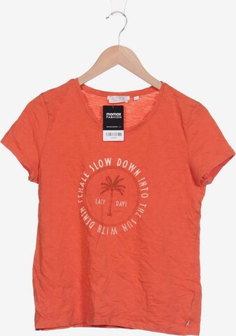 TOM TAILOR DENIM T-Shirt L in Orange: predná strana