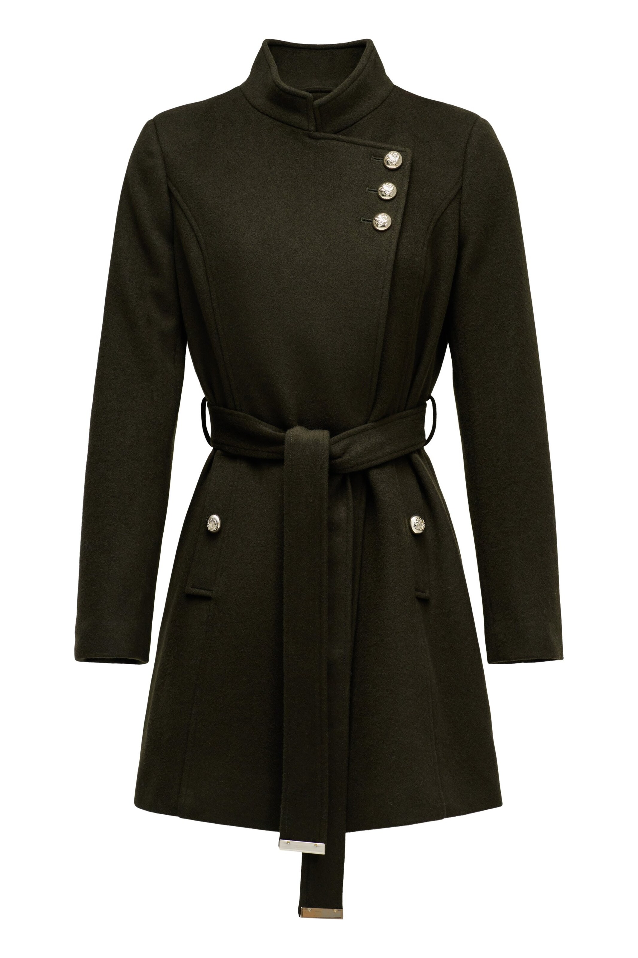 Salsa Jeans Between-seasons coat in Green: front
