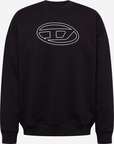DIESEL Sweatshirt 'MART' in schwarz / weiß, Produktansicht