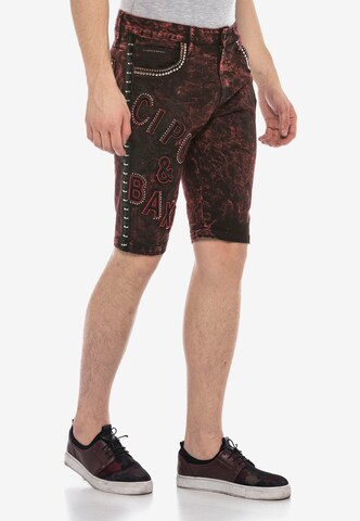 CIPO & BAXX Regular Jeans 'Rotten' in Red