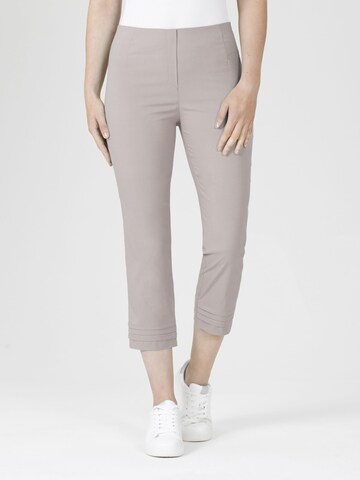 STEHMANN Regular Pants 'Ina' in Grey: front