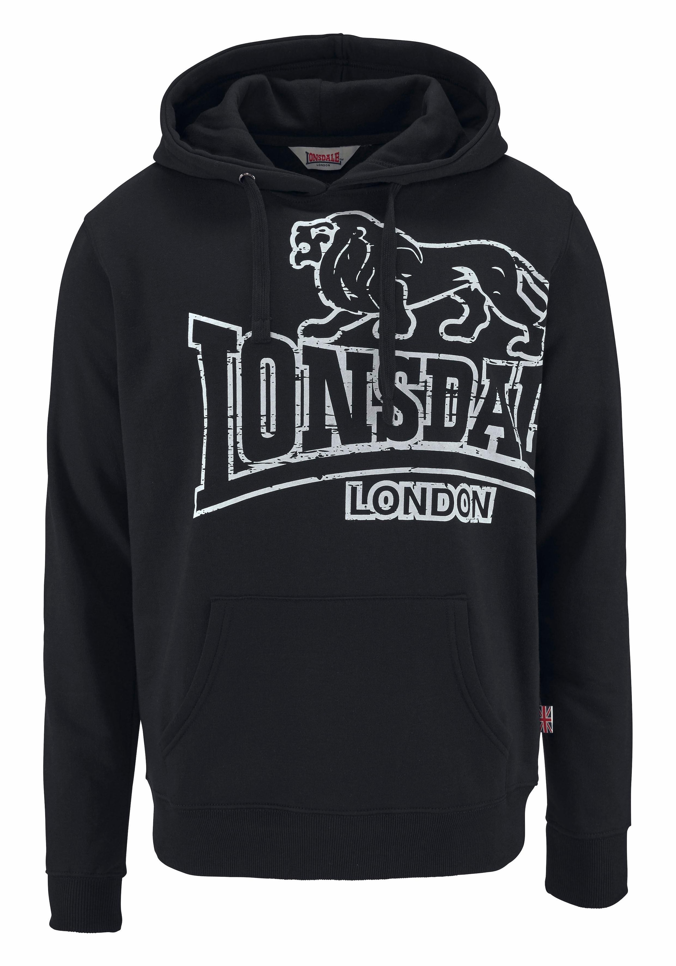Sweat-shirt 'Tadley' LONSDALE en noir : devant