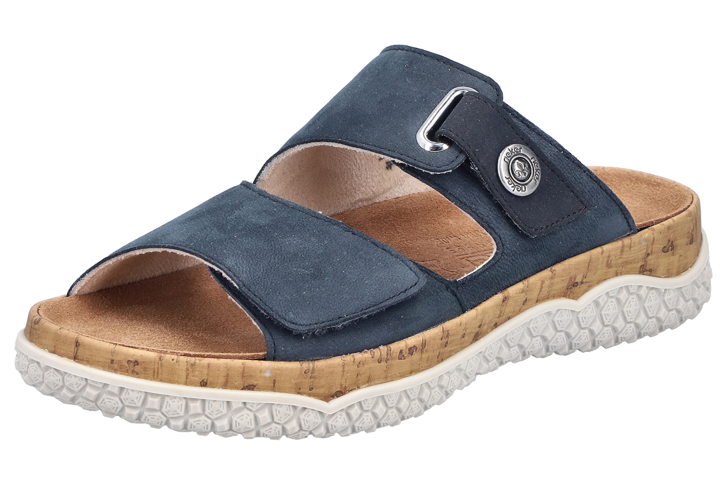 Mule Rieker en bleu : devant