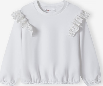 Sweat-shirt MINOTI en blanc : devant