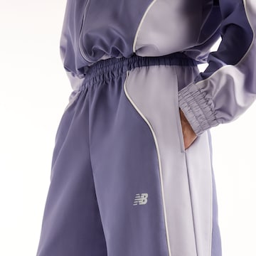 new balance Wide leg Pants 'Trackside' in Purple