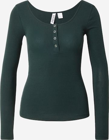 žalia PIECES Marškinėliai 'PCKITTE': priekis