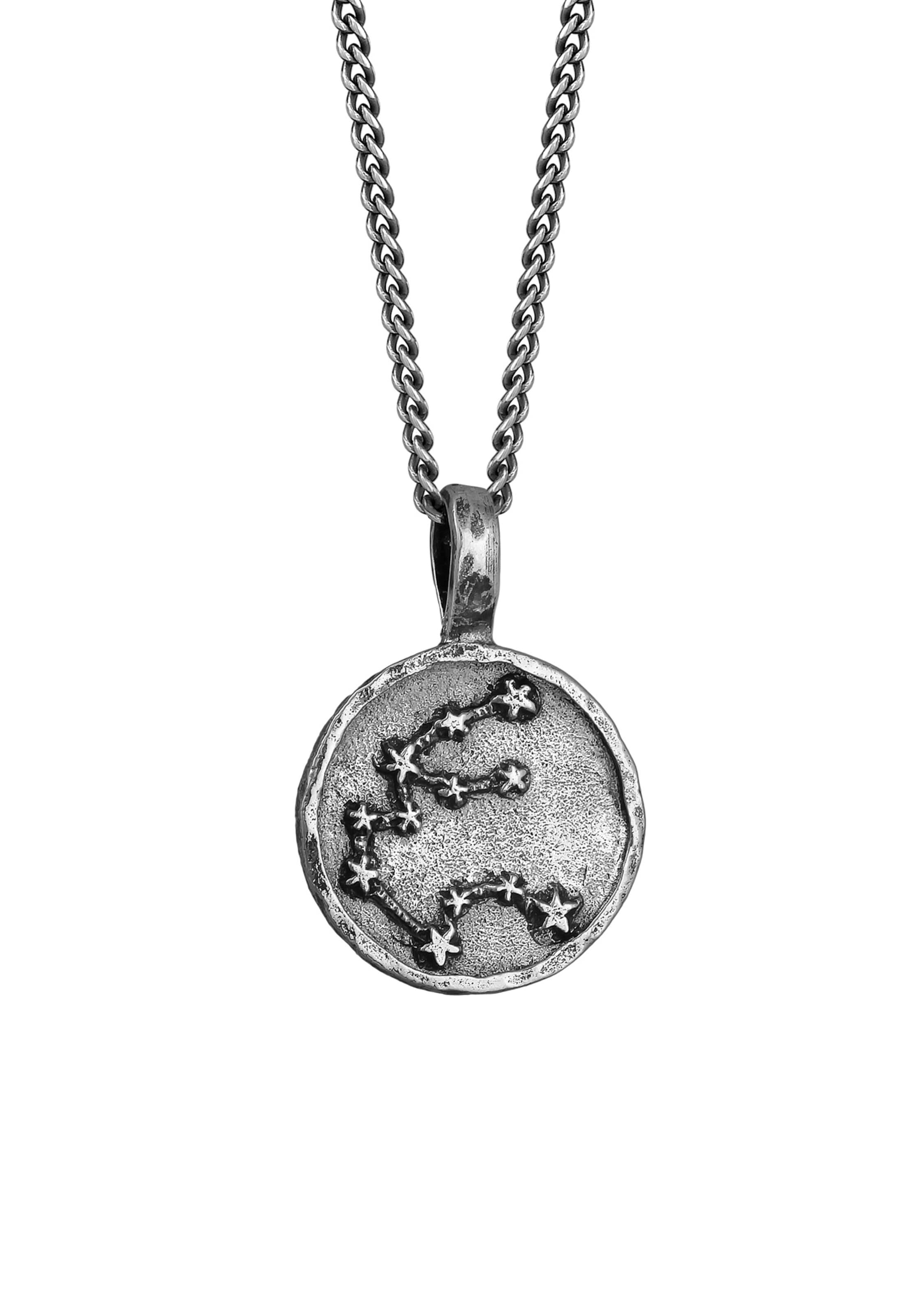 Haze&Glory Necklace 'Wassermann' in Grey: front