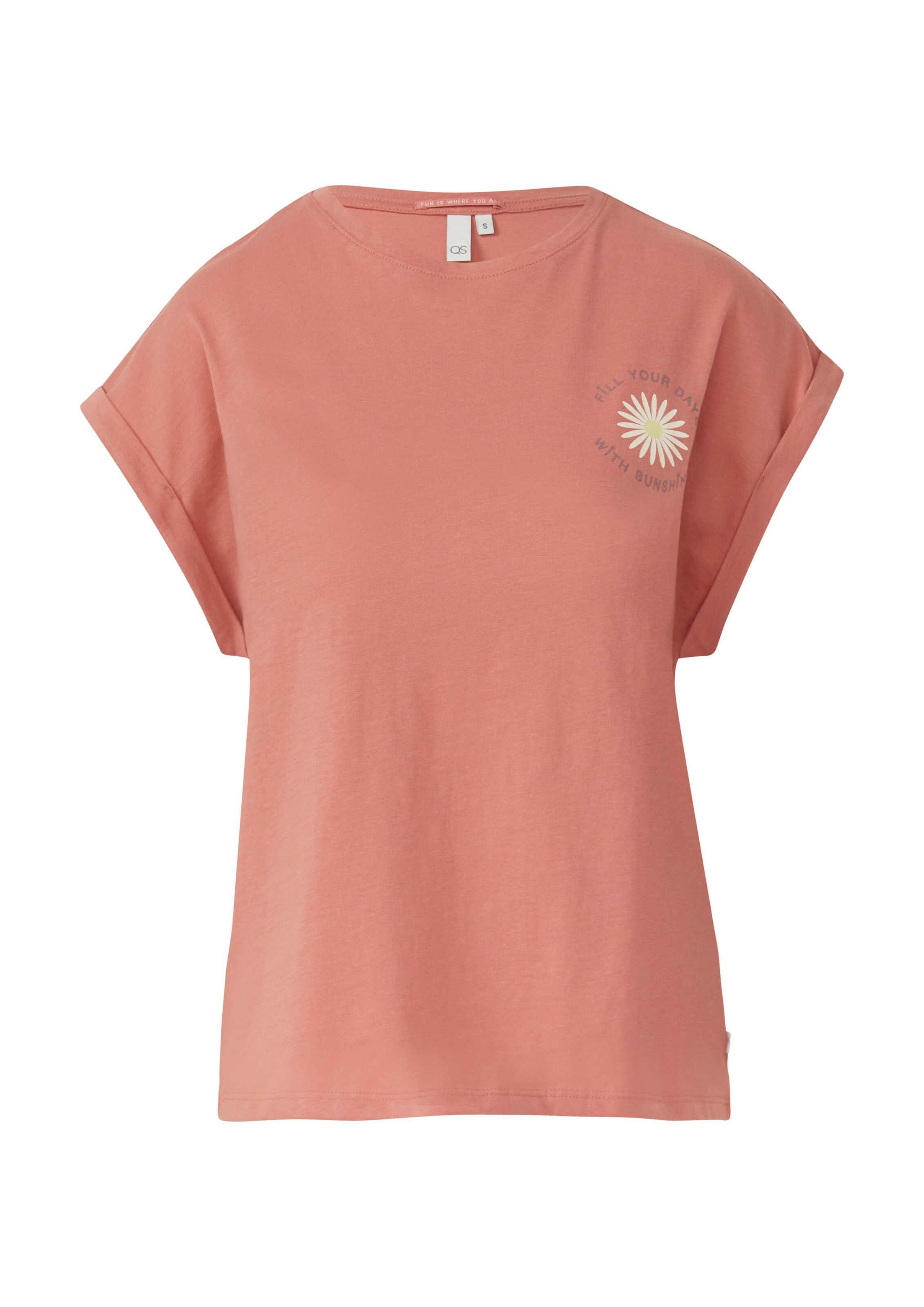 QS Tričko - Oranžová: predná strana