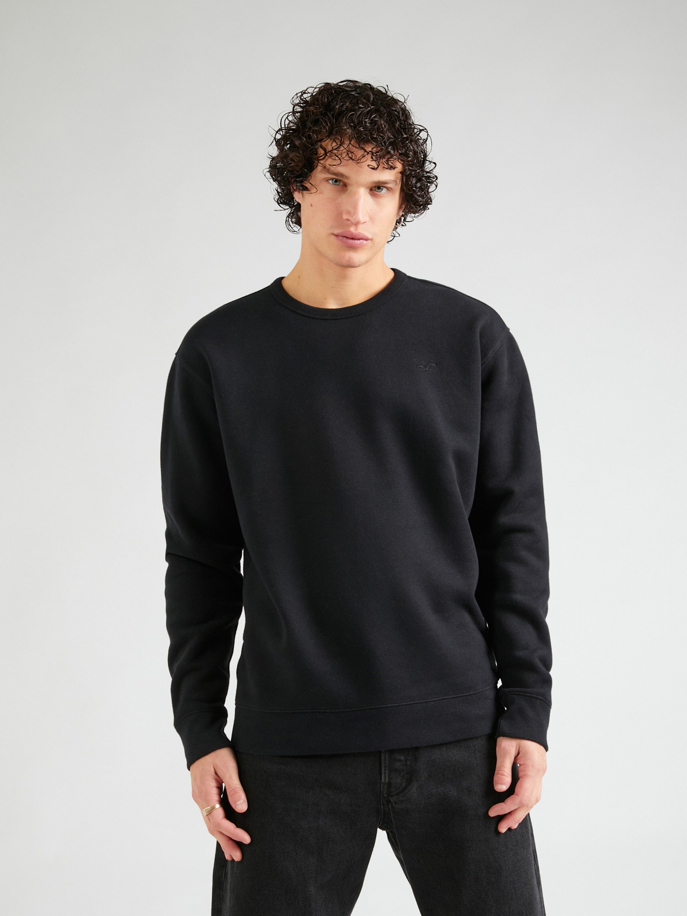 Sweat hollister noir homme sale
