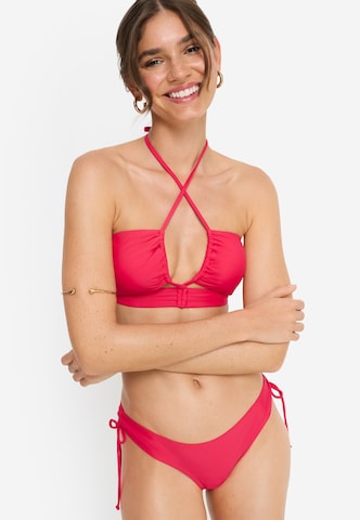 LSCN by LASCANA Bandeau Bikini top in Red