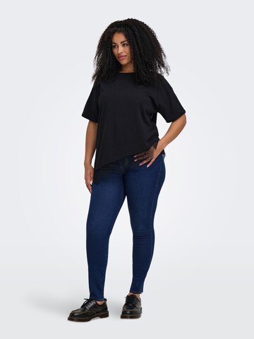 ONLY Carmakoma Skinny Jeans 'CARSnow' in Blauw
