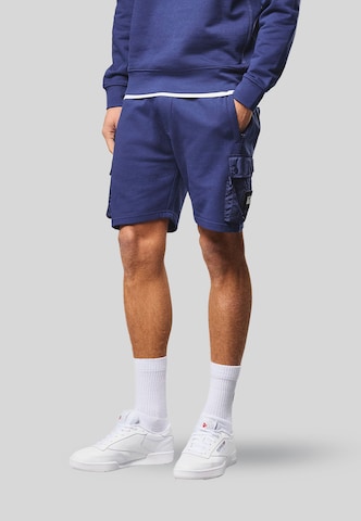 Weekend Offender Regular Cargobroek 'Noreaster' in Blauw: voorkant