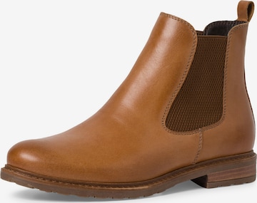 TAMARIS Chelsea Boots in Braun: predná strana