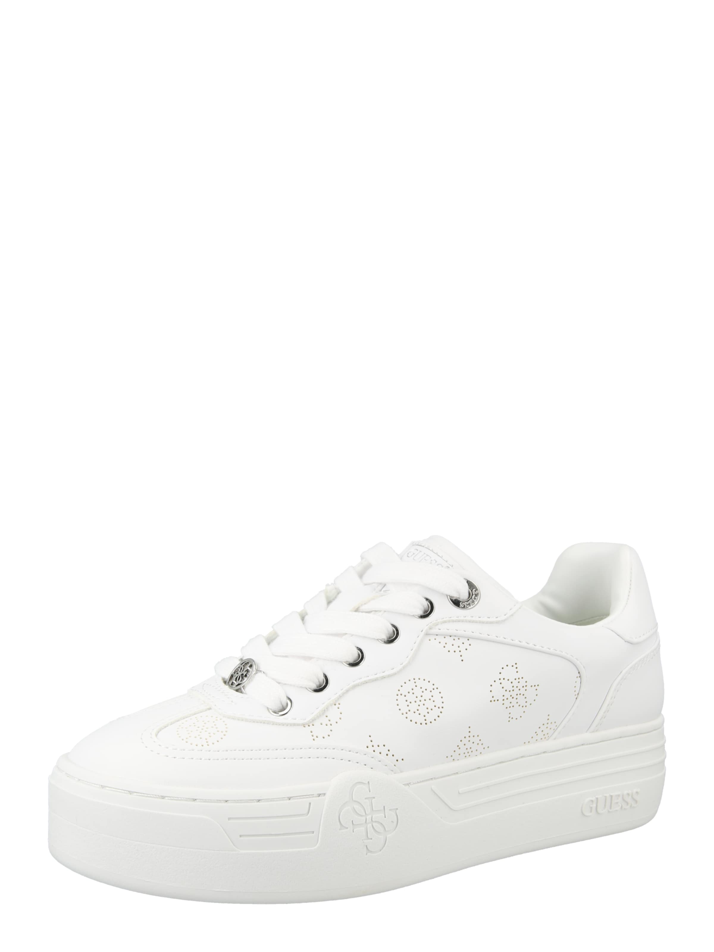 GUESS - Zapatillas deportivas bajas 'SWOLE3' en blanco: frente