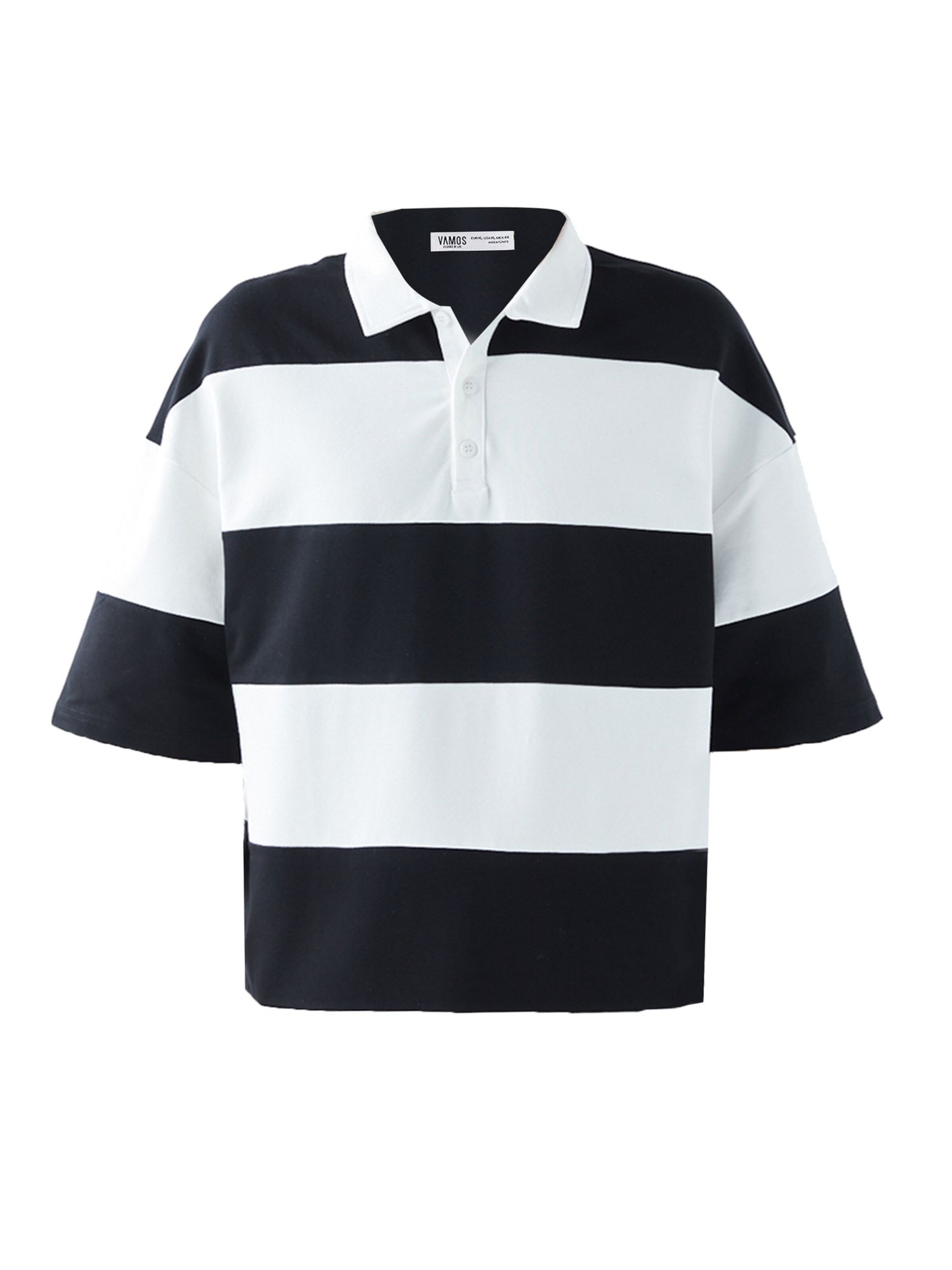 VAMOS CLO Μπλουζάκι σε λευκό: μπροστά