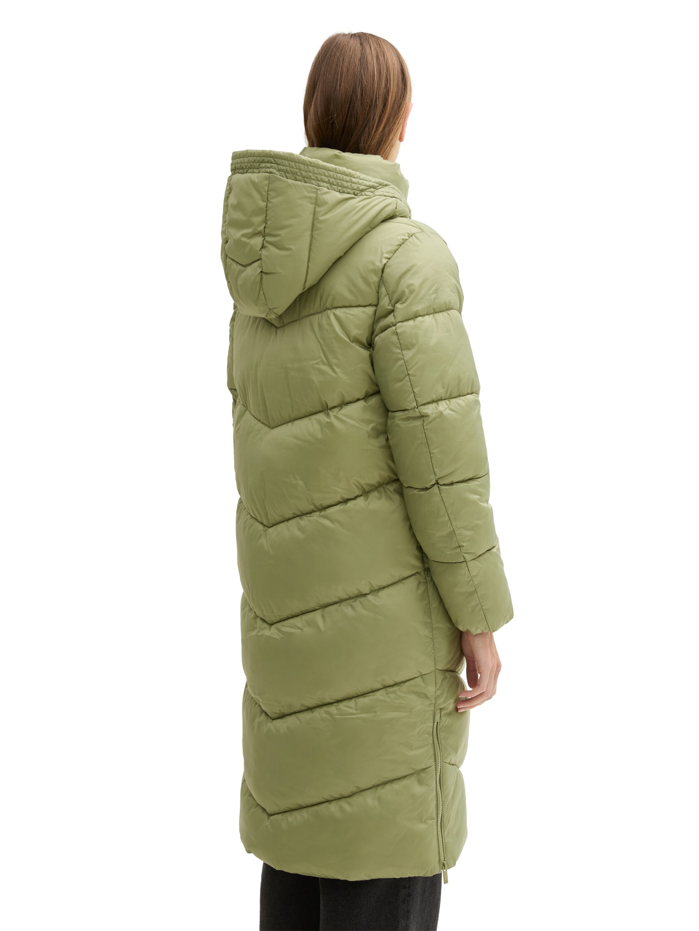 TOM TAILOR DENIM Wintermantel in Groen