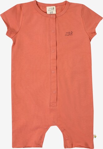 Salopetă 'KENDALL' de la Milk & Muffin pe portocaliu: față