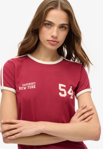 T-shirt 'Essential' Superdry en rouge