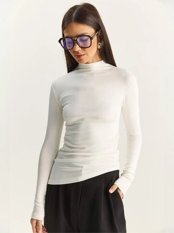 Camicia da donna di Bianco Lucci in bianco