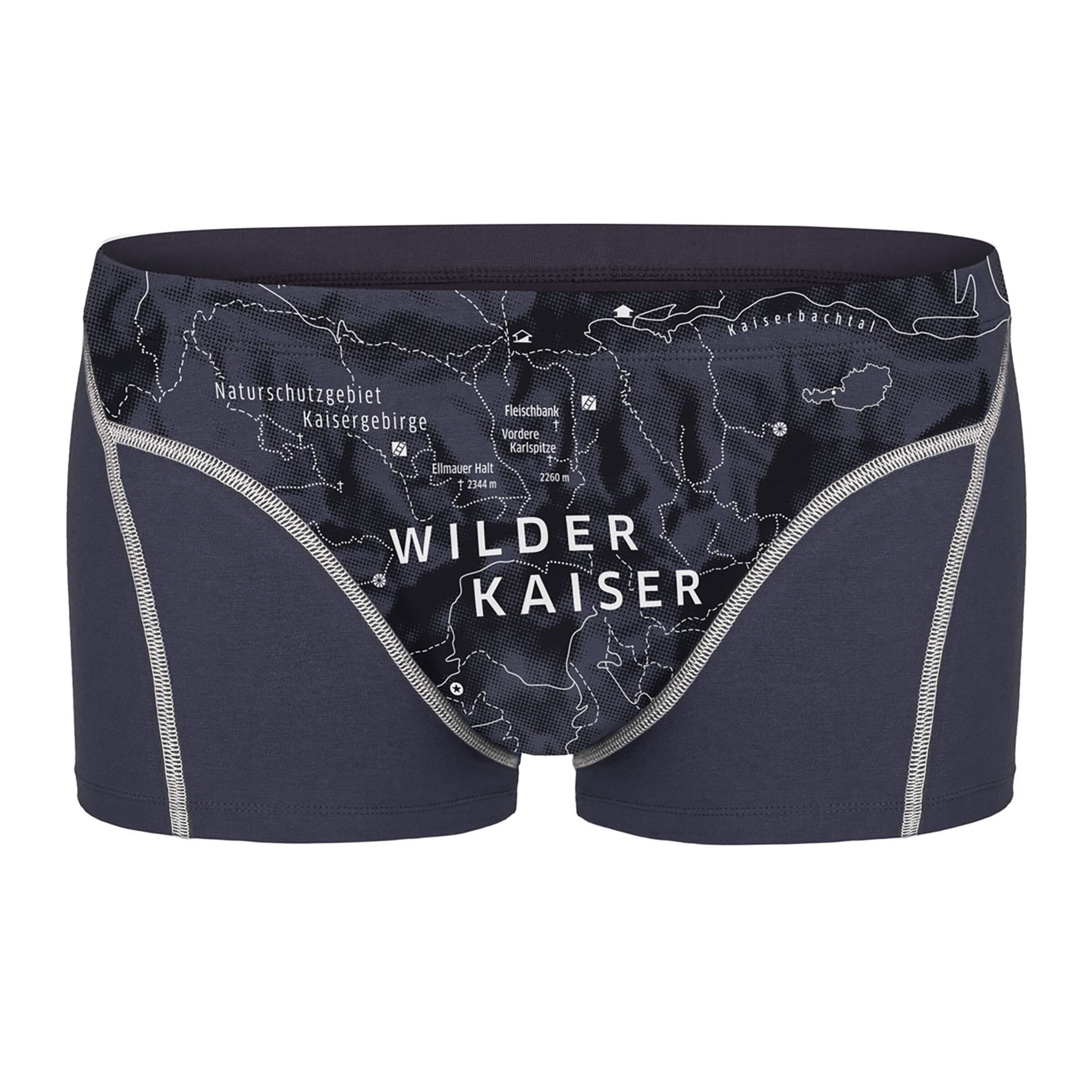 Ein schöner Fleck Erde Boxershorts in Grau: Vorderseite