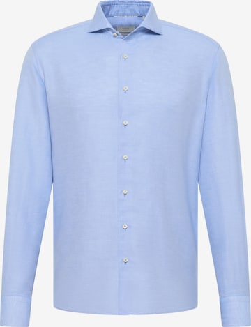 ETERNA Regular fit Button Up Shirt in Blue: front