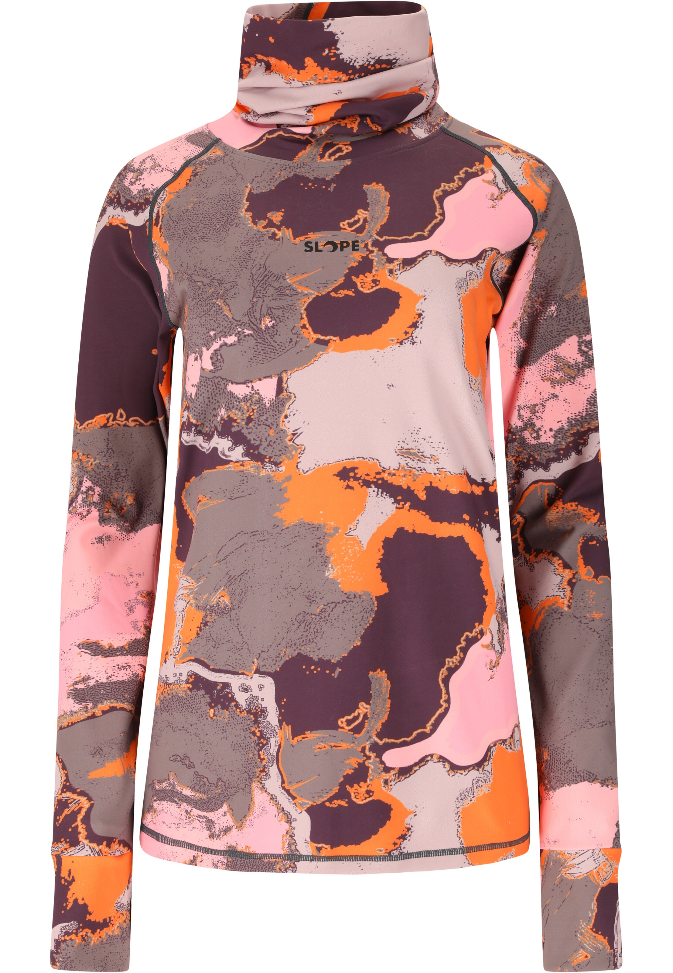 SLOPE Midlayer 'Nyland' in Lila: Vorderseite