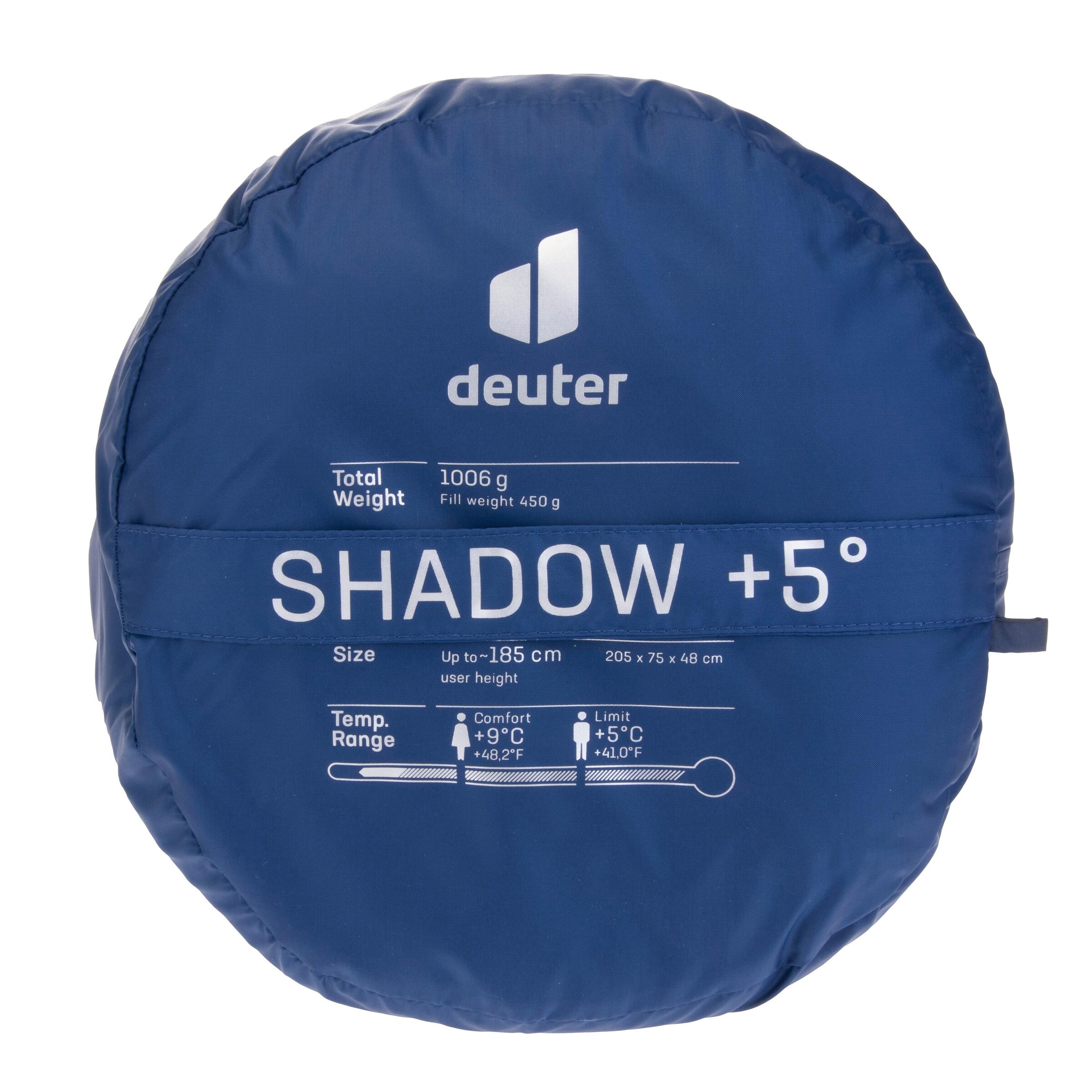 DEUTER Schlafsack 'Shadow + 5' in Blau