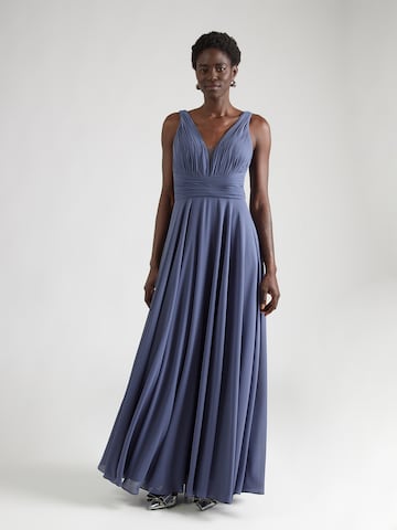 mėlyna mascara Vakarinė suknelė: priekis