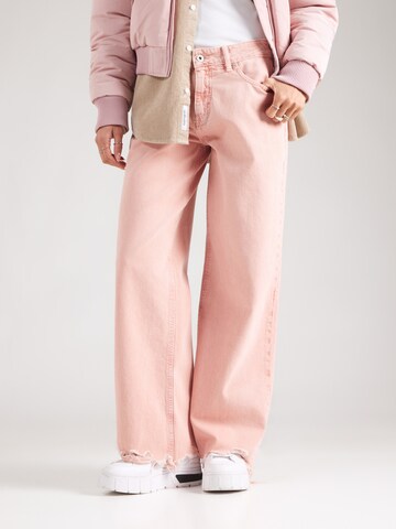HUGO Široke hlačnice Kavbojke 'Gamala_2_B' | roza barva: sprednja stran