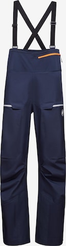 MAMMUT Regular Outdoorhose 'Haldigrat' in Blau: Vorderseite