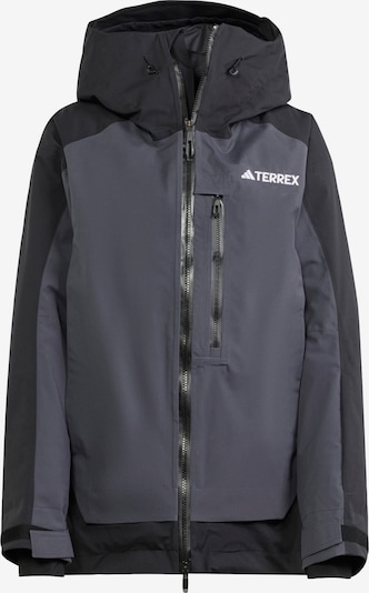 ADIDAS TERREX Outdoor jacket 'Xperior 2L Insulated Rain.Rdy' in Grey / Black, Item view