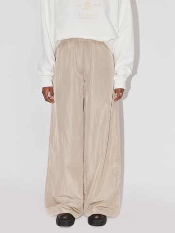 LeGer by Lena Gercke Wide leg Broek 'Katharina' in Beige: voorkant