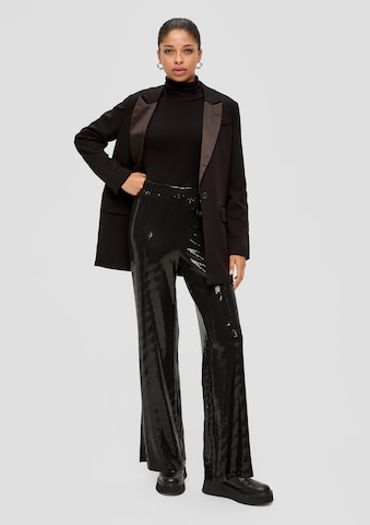 QS Flared Trousers in Black