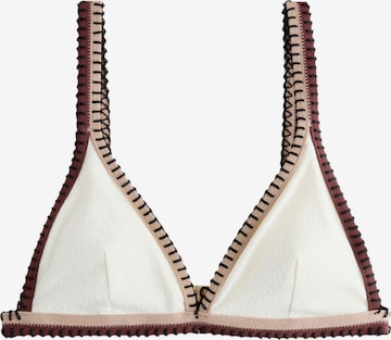 Triangle Hauts de bikini Next en beige : devant