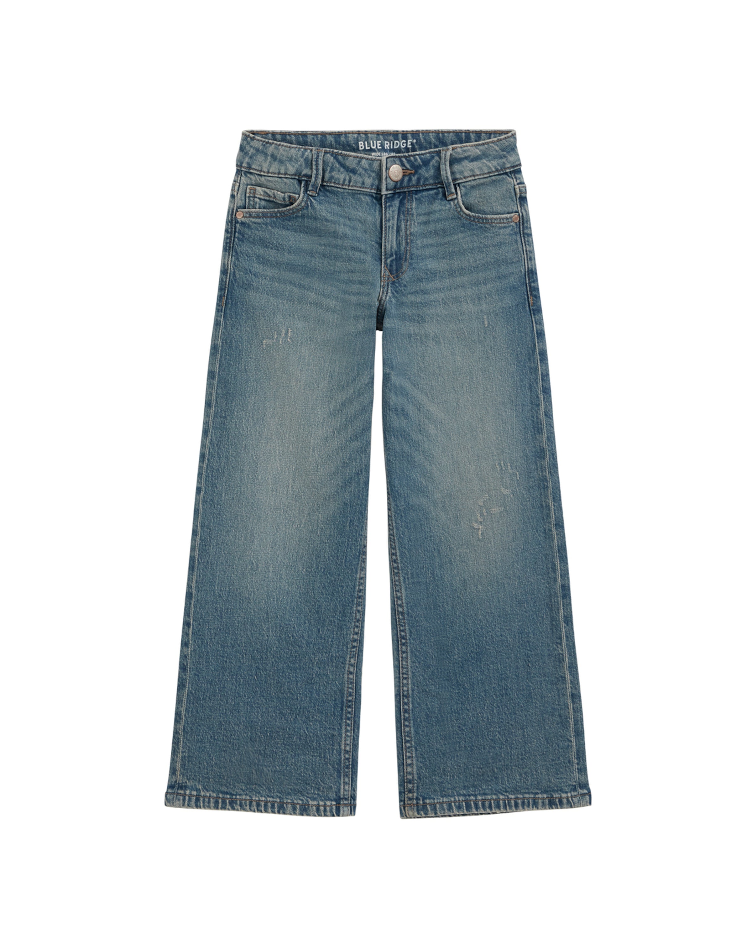 WE Fashion - Pierna ancha Vaquero en azul: frente