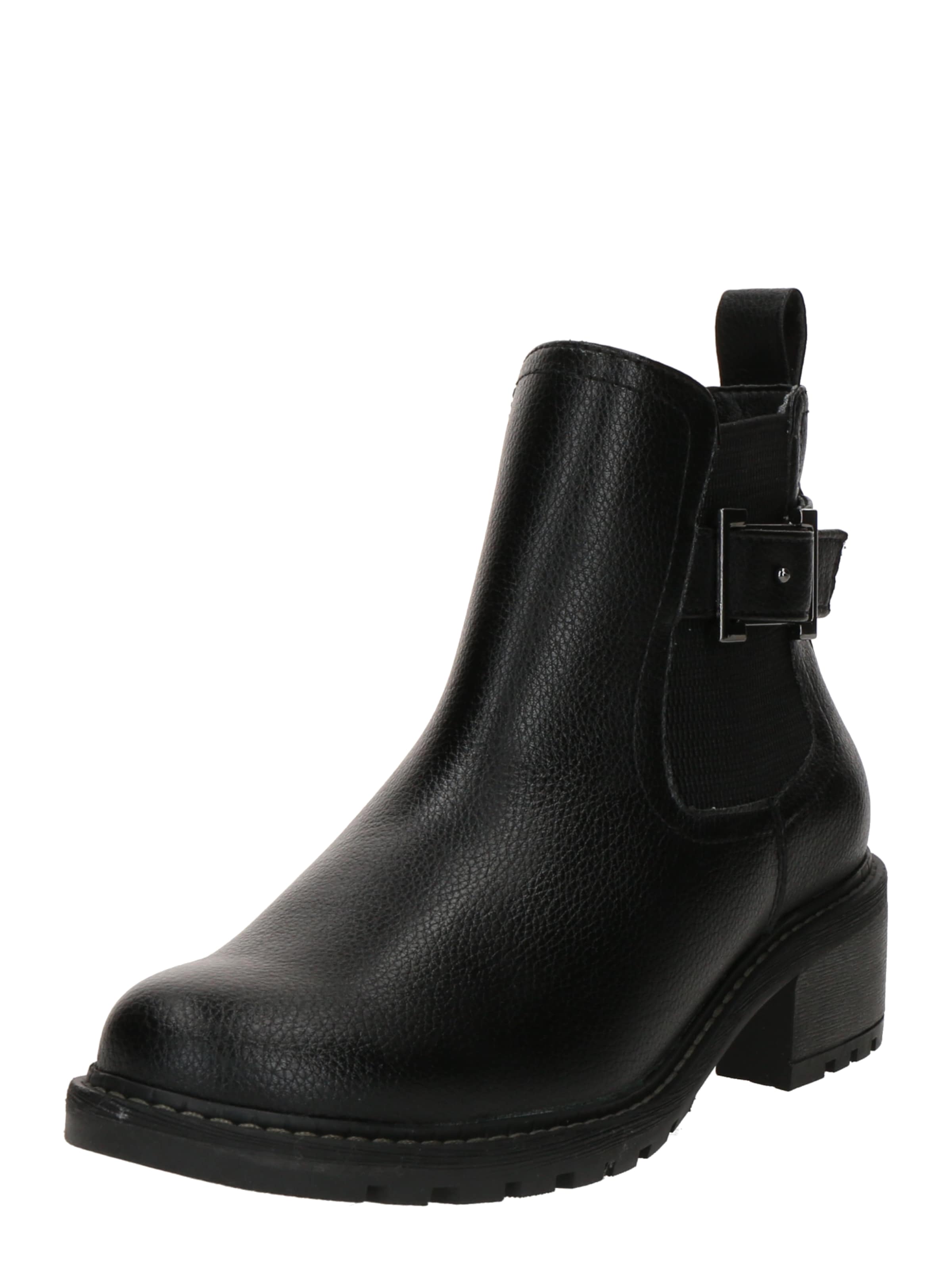 JANA Ankelstøvler i sort: forside