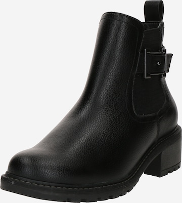 Bottines JANA en noir : devant