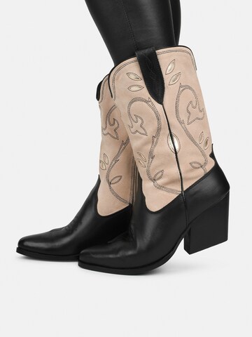 Bottes de cowboy 'Lola' PS Poelman en noir